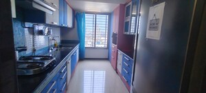 Kitchen in 3 BHK Apartment at Goyal Lakshchandi Heights, Goregaon East – for Sale