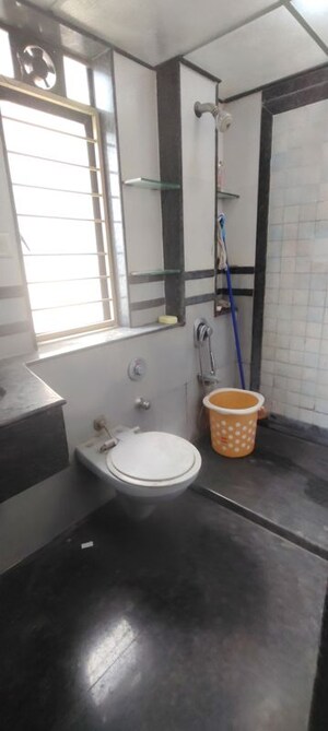 Bathroom in 3 BHK Apartment at Goyal Lakshchandi Heights, Goregaon East – for Sale