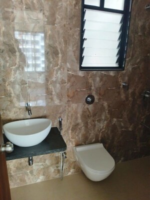 Bathroom in 2 BHK Apartment at Unique Youtopia, Kharadi – for Rent