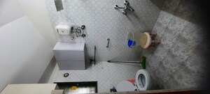 Bathroom in 3 BHK Apartment at Sv Patel Nagar – for Rent