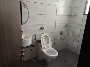 Bathroom in 3 BHK Apartment at Sai Innovision 7 Avenues, Balewadi – for Rent