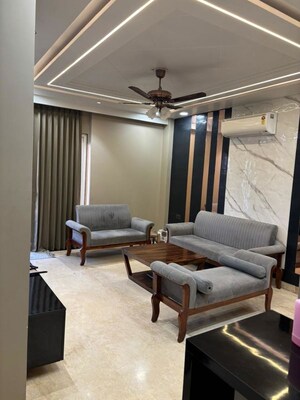 Living Room in 3 BHK Builder Floor at Sector 10a – for Rent