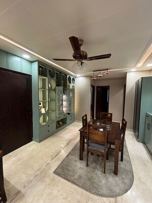 Dining Room in 3 BHK Builder Floor at Sector 10a – for Rent