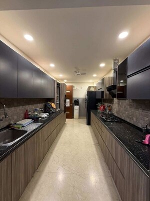 Kitchen in 3 BHK Builder Floor at Unitech Nirvana Country Plots, Sector 50 – for Rent