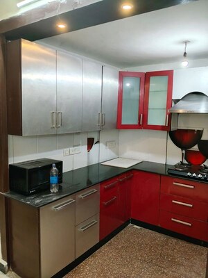Kitchen in 3 BHK Builder Floor at Gupta Awas, Sector 43 – for Rent