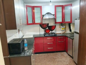 Kitchen in 3 BHK Builder Floor at Gupta Awas, Sector 43 – for Rent