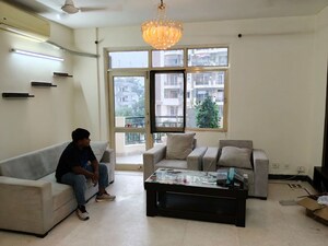 Living Room in 3 BHK Builder Floor at Gupta Awas, Sector 43 – for Rent