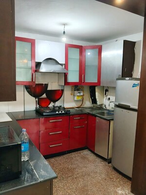Kitchen in 3 BHK Builder Floor at Gupta Awas, Sector 43 – for Rent