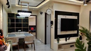 Living Room in 2 BHK Apartment at Lodha Amara, Kolshet Road – for Rent