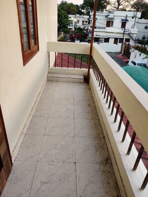 Balcony in 3 BHK Builder Floor at Jakhan – for Rent
