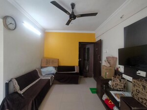Living Room in 1 BHK Apartment at Puranik City, Kasarvadavali – for Rent