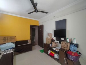 Living Room in 1 BHK Apartment at Puranik City, Kasarvadavali – for Rent