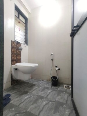 Bathroom in 1 BHK Apartment at Puranik City, Kasarvadavali – for Rent