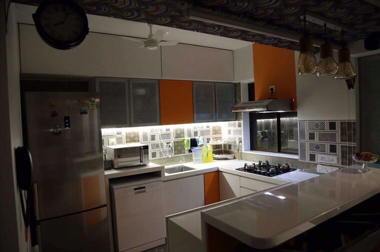 Kitchen, satellite-garden 2 Bedroom 750 Sq.Ft. Apartment In Goregaon East Mumbai 10427361