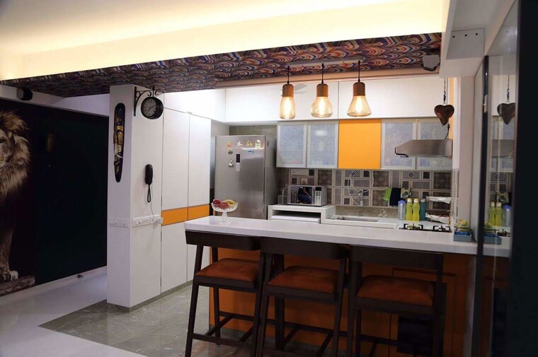 Kitchen, satellite-garden 2 Bedroom 750 Sq.Ft. Apartment In Goregaon East Mumbai 10427361