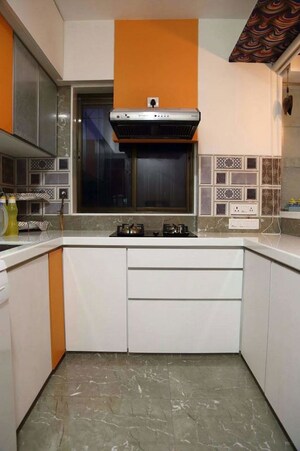 Kitchen in 2 BHK Apartment at Satellite Garden, Goregaon East – for Sale