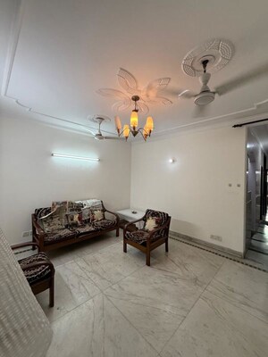 Living Room in 2 BHK Builder Floor at Kalkaji – for Rent