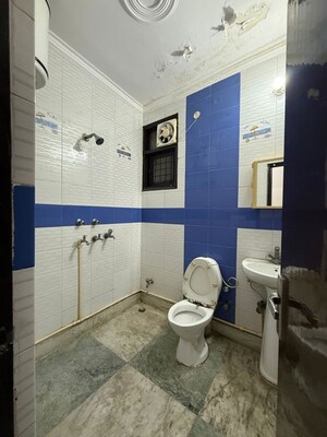 Bathroom in 2 BHK Builder Floor at Kalkaji – for Rent