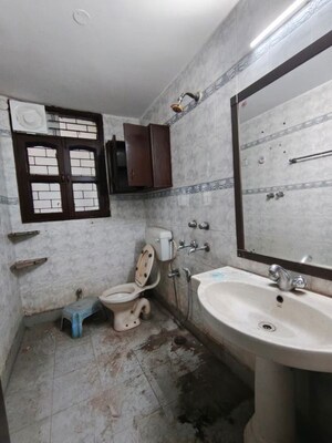 Bathroom in 3 BHK Builder Floor at Auto Market – for Rent