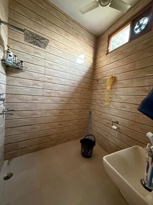 Bathroom in 2 BHK Builder Floor at Nehru Enclave – for Rent