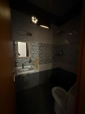 Bathroom in 2 BHK Builder Floor at Nehru Enclave – for Rent