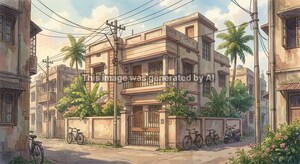  Apartment – Exterior View View at Ghoshpara - for Sale