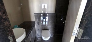 Bathroom in 2 BHK Apartment at Ajmera Boulevard, Malad West – for Rent