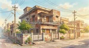  Independent House – Exterior View View at Sursanda - for Sale