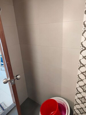 Bathroom in 2 BHK Apartment at Gagangiri Elanza CHS, Mulund East – for Rent