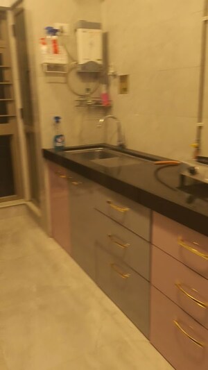 Kitchen in 2 BHK Apartment at Sheth Vasant Blossom, Marol – for Rent