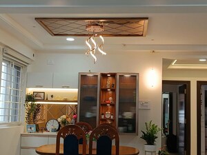 Living Room in 3 BHK Apartment at SMR Vinay Iconia Hyderabad, Kondapur – for Rent