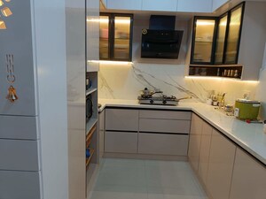 Kitchen in 3 BHK Apartment at SMR Vinay Iconia Hyderabad, Kondapur – for Rent