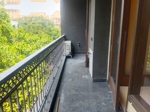 Balcony in 3 BHK Builder Floor at Greater Kailash I – for Rent
