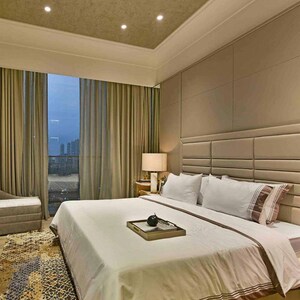 Bedroom in 4 BHK Apartment at Rustomjee Crown, Prabhadevi – for Sale