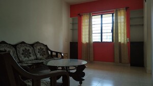 Living Room in 1 BHK Apartment at Dreams Residency, Vishrantwadi – for Rent