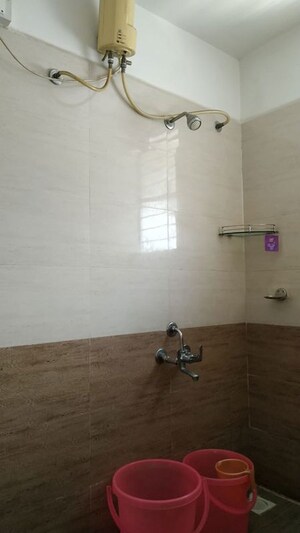 Bathroom in 1 BHK Apartment at Dreams Residency, Vishrantwadi – for Rent