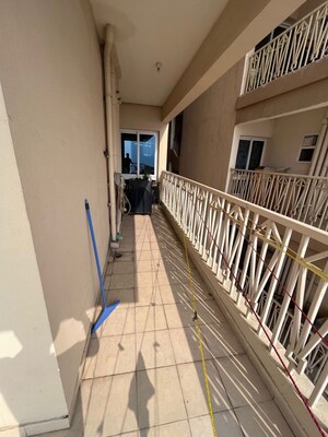 Balcony in 2 BHK Apartment at Galaxy North Avenue, Gaur City 1 – for Rent