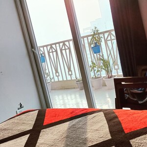 Building Lobby in 2 BHK Apartment at Galaxy North Avenue, Gaur City 1 – for Rent