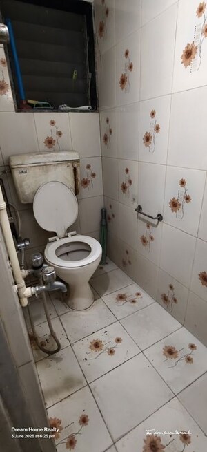 Bathroom in 2 BHK Apartment at Namaskar Majas Madhu CHS, Jogeshwari East – for Rent