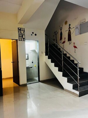 Staircase in 3 BHK Villa at Kolte Patil Life Republic, Hinjewadi – for Rent