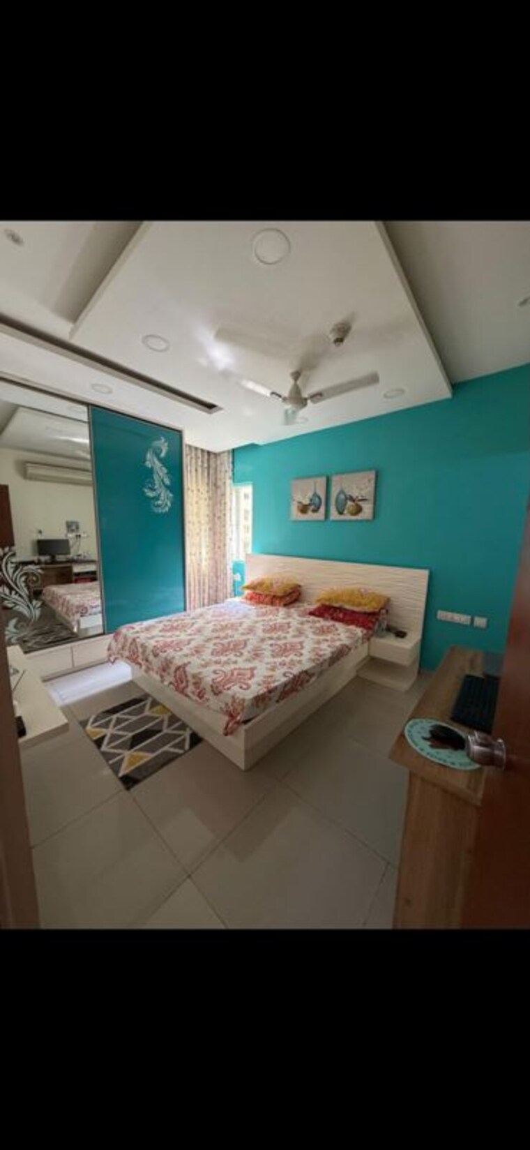 Bedroom, mantri-celestia 2 Bedroom 1200 Sq.Ft. Apartment In Gachibowli Hyderabad 10428128