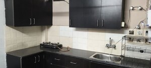 Kitchen in 1 RK Builder Floor at Atlantis CGHS, Sector 47 – for Rent