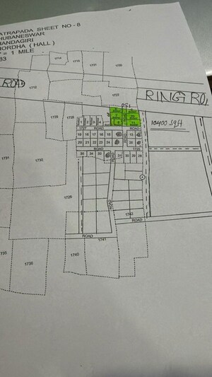  Plot – Map Location View at Patrapada - for Sale