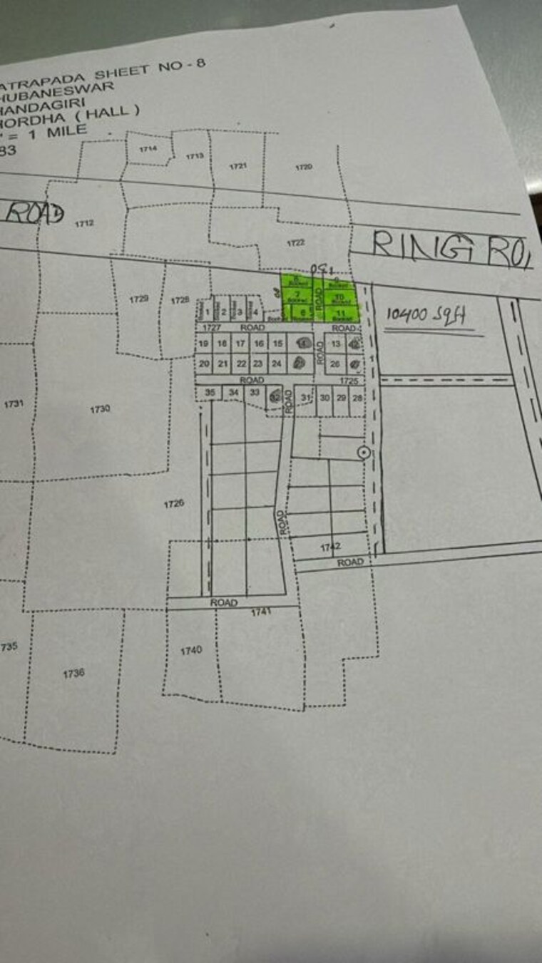 Map Location, patrapada  1200 Sq.Ft. Plot In Patrapada Bhubaneswar 10428179