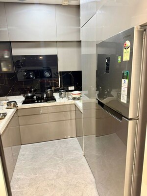 Kitchen in 3 BHK Apartment at Raunak Residency Thane, Pokhran Road No One – for Rent