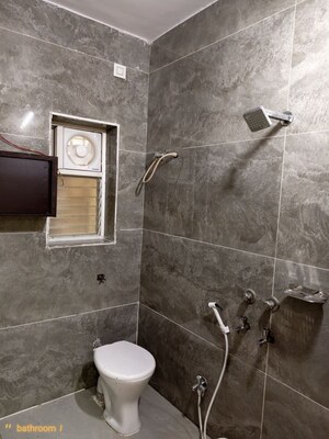 Bathroom in 3 BHK Apartment at Suryaraopeth – for Rent