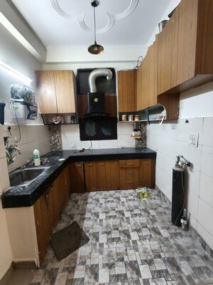 Kitchen in 3 BHK Builder Floor at AJS Heights, Indrapuram – for Rent