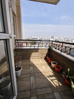 Balcony in 3 BHK Apartment at Unitech Fresco, Sector 50 – for Rent