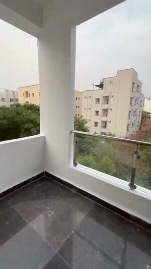 Balcony in 4 BHK Apartment at Brundavanam, Manikonda – for Rent