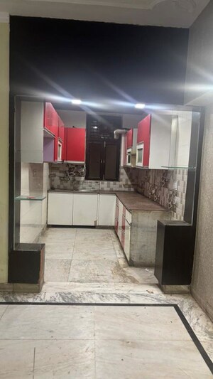 Kitchen in 2 BHK Builder Floor at Green Fields Colony – for Rent